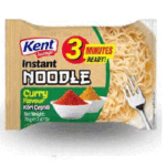 Noodles curry flavour